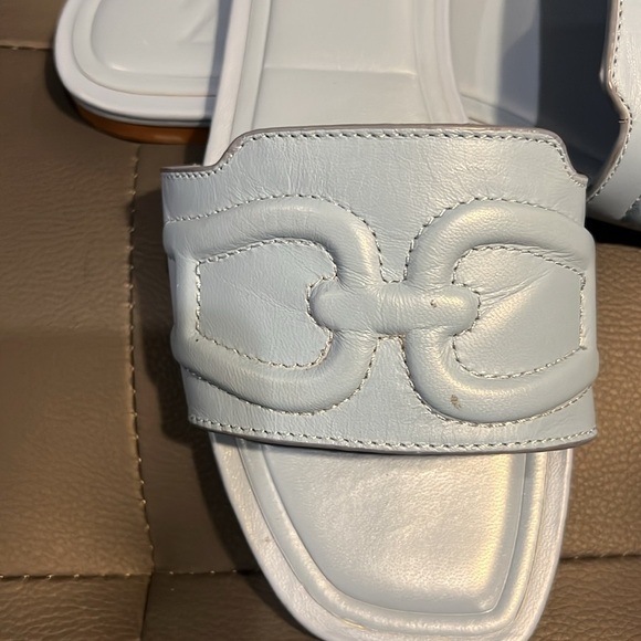 Zara size 37 slip on sandals, summer - Picture 2 of 8